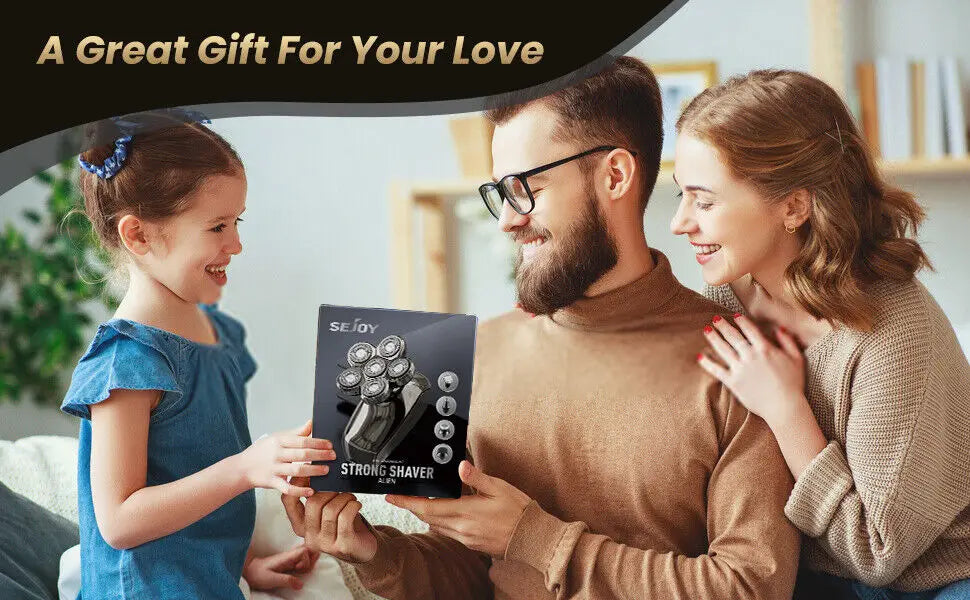 Electric Shaver for Men 5‑in‑1 Grooming Kit