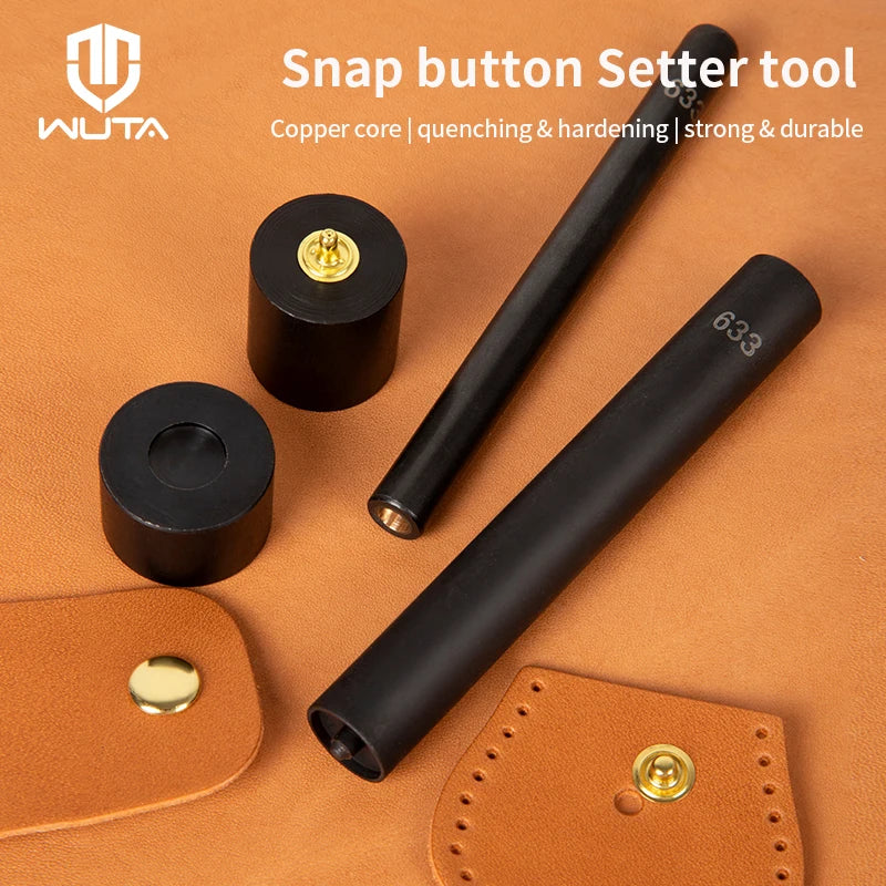 Four-Piece Snap Fastener Setting Tools, 8–15 mm Options