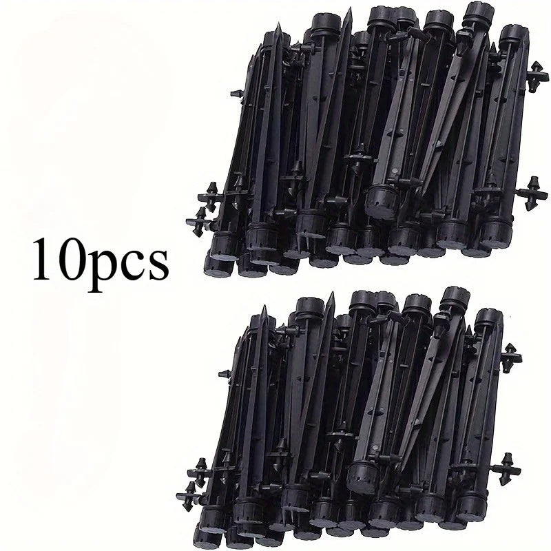 Adjustable Stake Drip Emitter, Black/Green Options