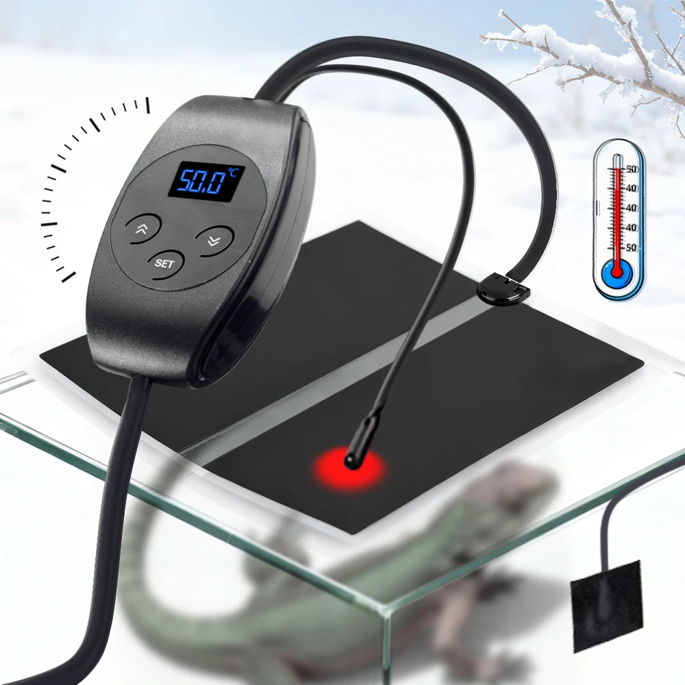Heating Mat with Temperature Probe, 5–45W Options
