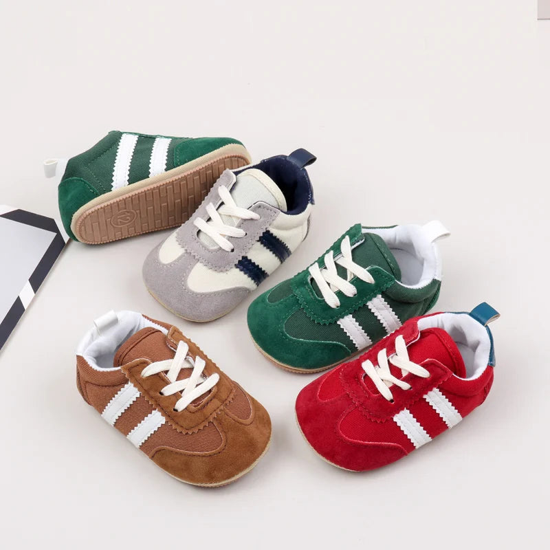 Baby Casual Sports Shoes with PVC Sole