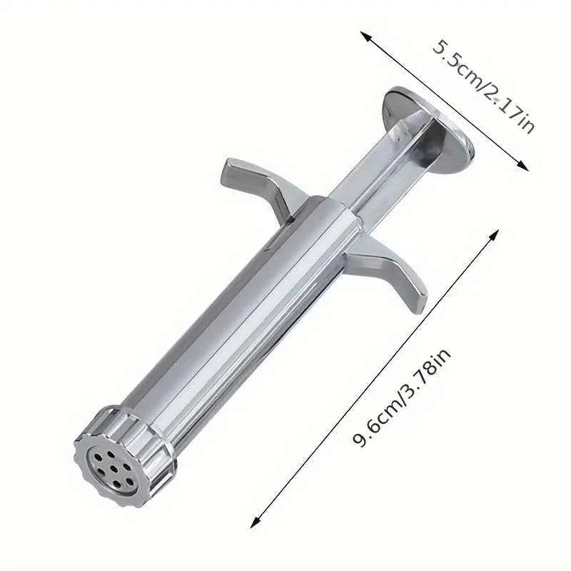 Stainless-Steel Clay Extruder with Shape Discs