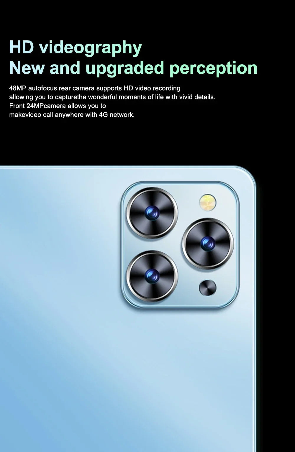 Tablet Pad 8 Pro 10,1" Android 13 con Snapdragon 8 Gen 2