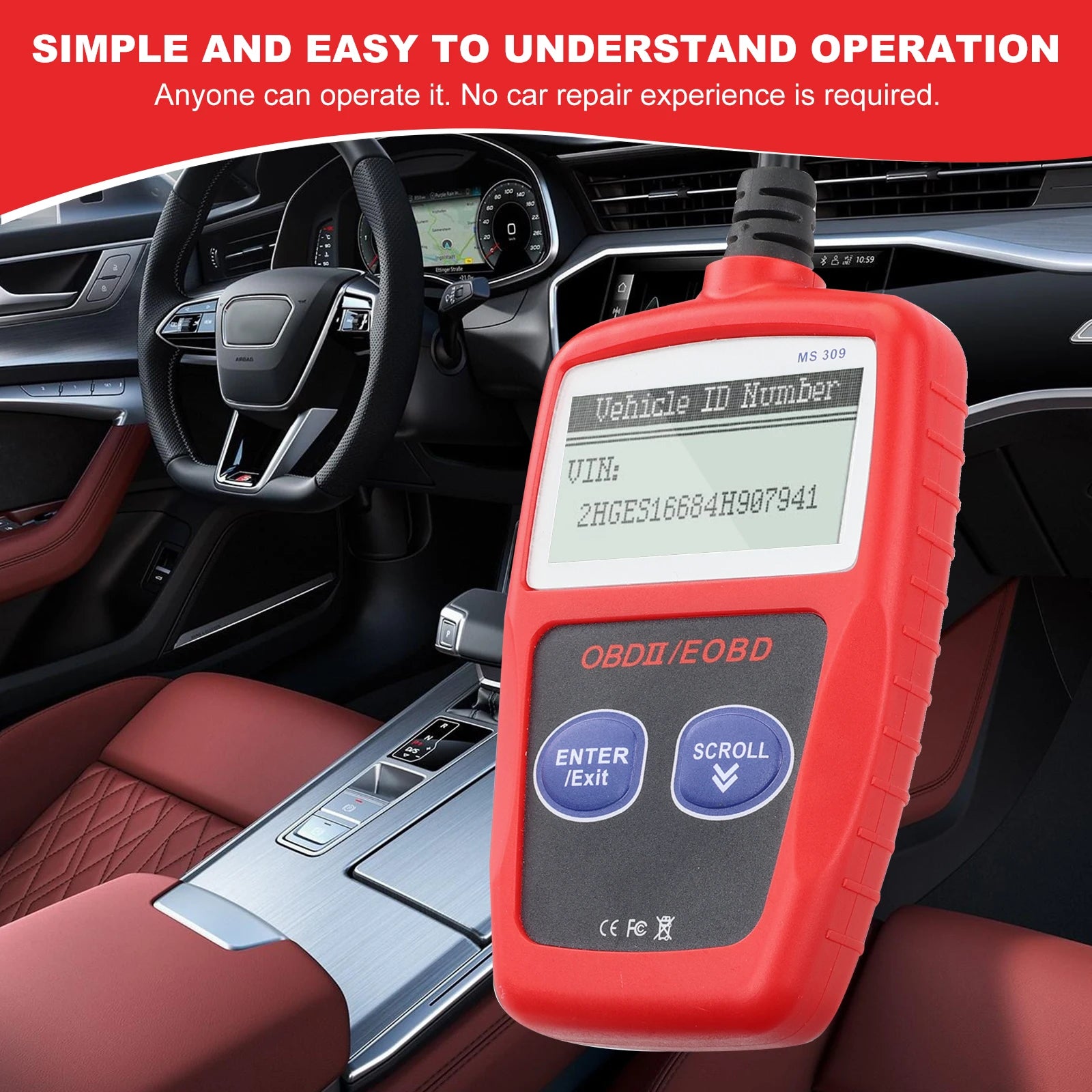 OBD2 Diagnostic Scanner Code Reader
