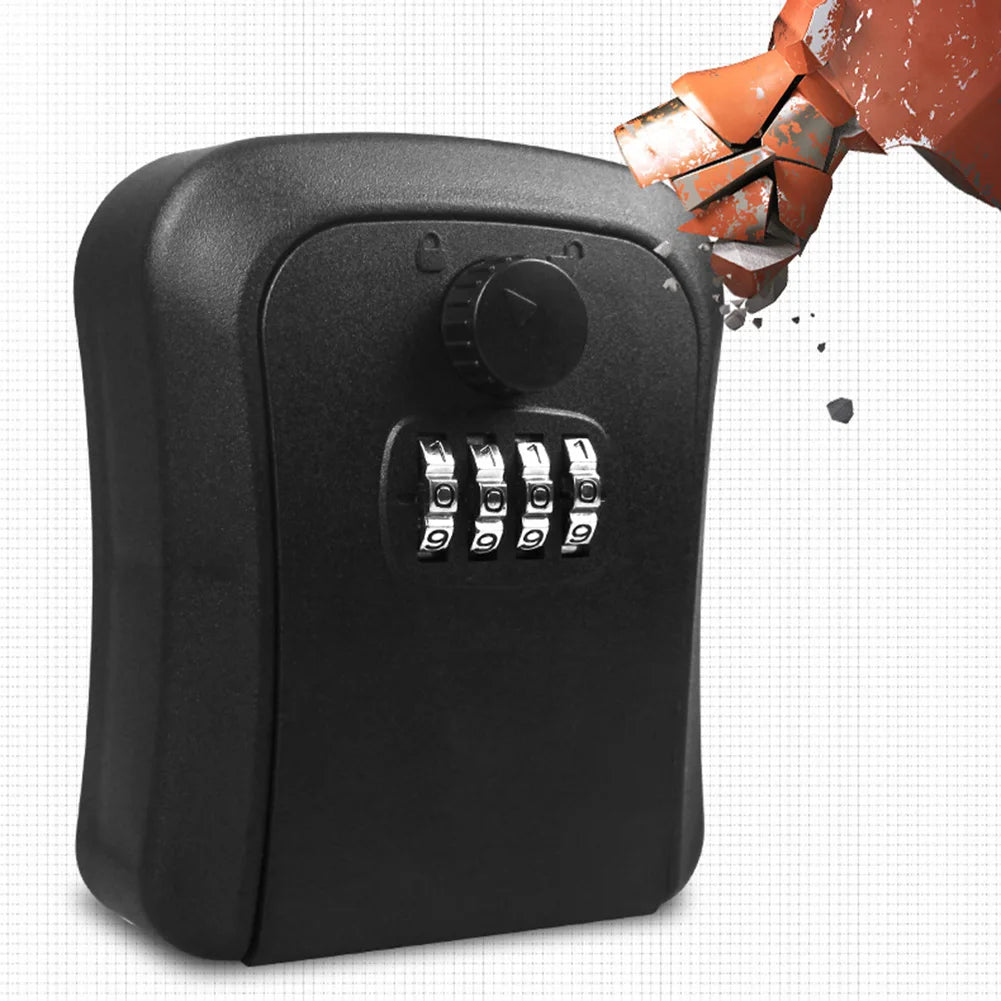 Boîte à clés murale à code à quatre chiffres