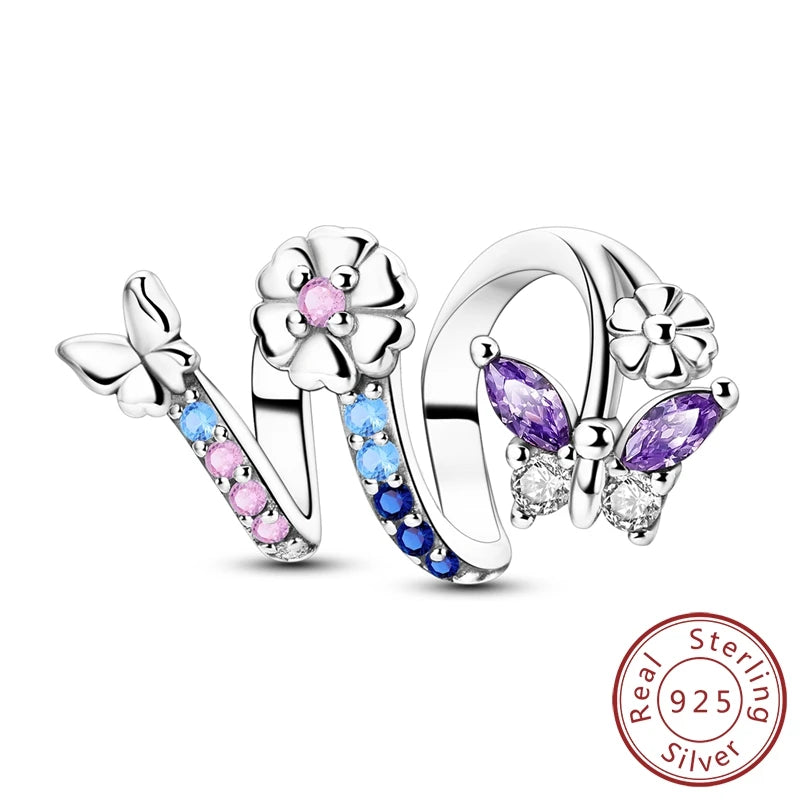 Sterling Silver Firefly Bee Butterfly Hummingbird Charms