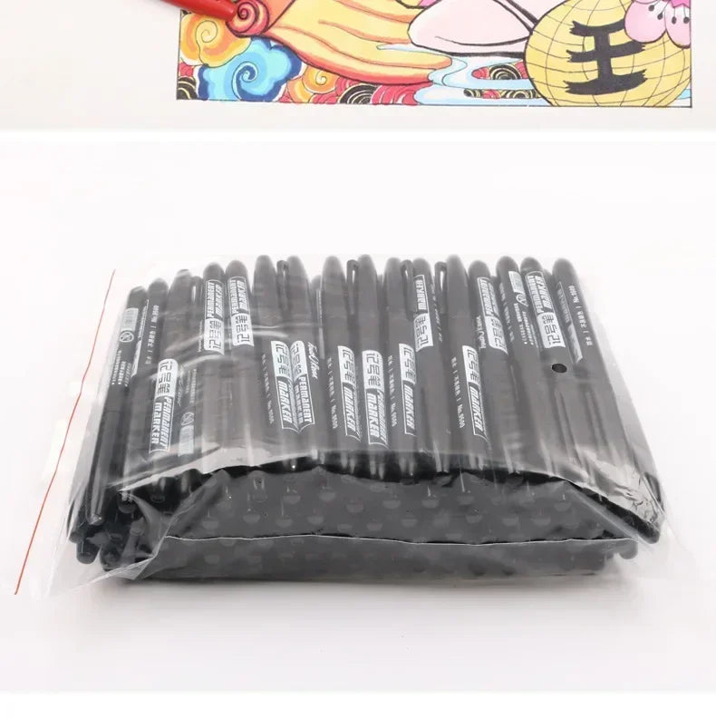 Voděodolná sada fixů s jemným hrotem