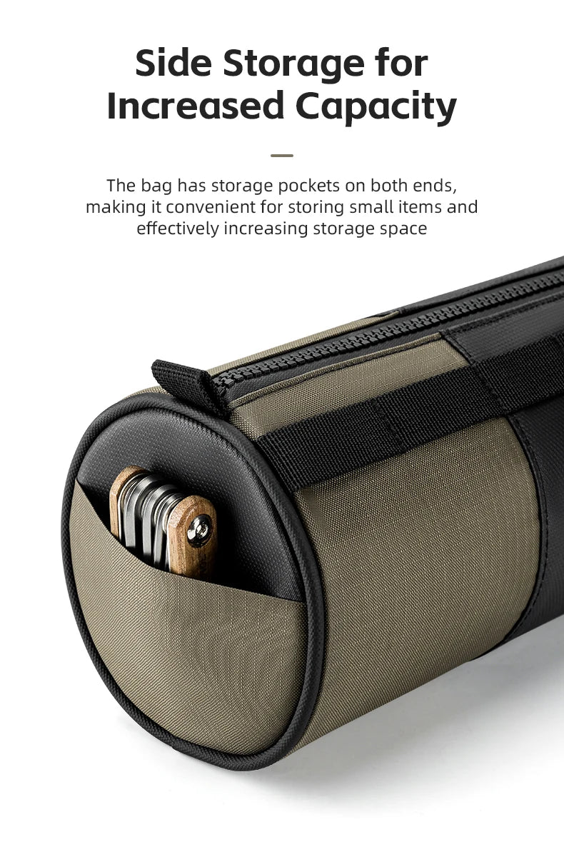 Reflective Bicycle Handlebar Bag, 1.7L Rainproof Front Bag
