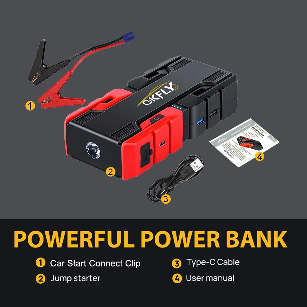 Portable Car Jump Starter & Emergency Power Bank