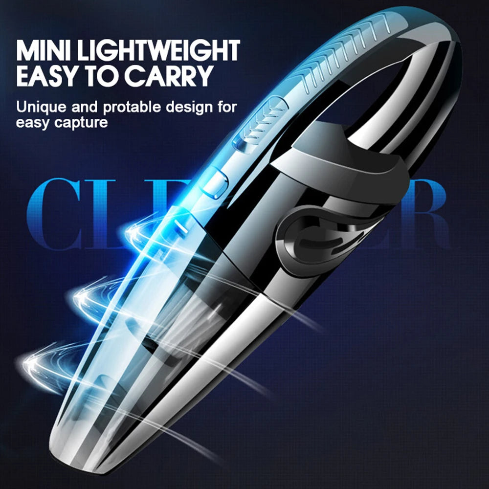 Cordless Handheld Car Vacuum Cleaner, Wet and Dry 120W