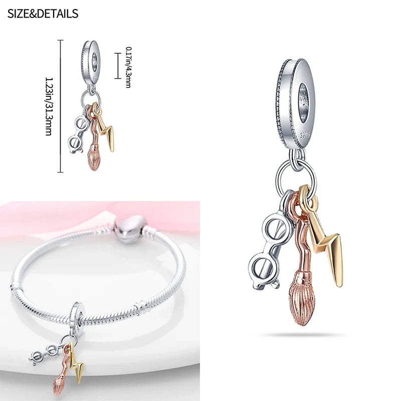 MINISO Potter Charm Bead 925 Sterling Silver