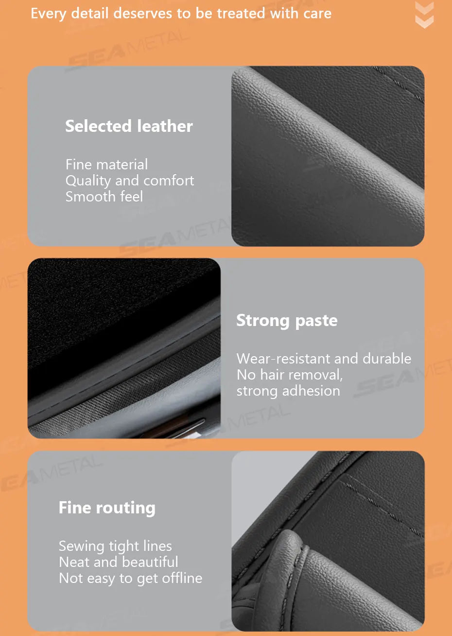 SEAMETAL Luxury Sun Visor Glasses Holder Textured Car Visor Storage Bag Scratch-Free Flannel Inner Sunglasses Case Car Organizer