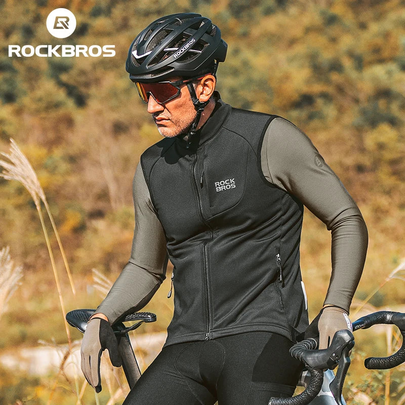 Men’s Windproof Cycling Vest for Cold Weather Riding