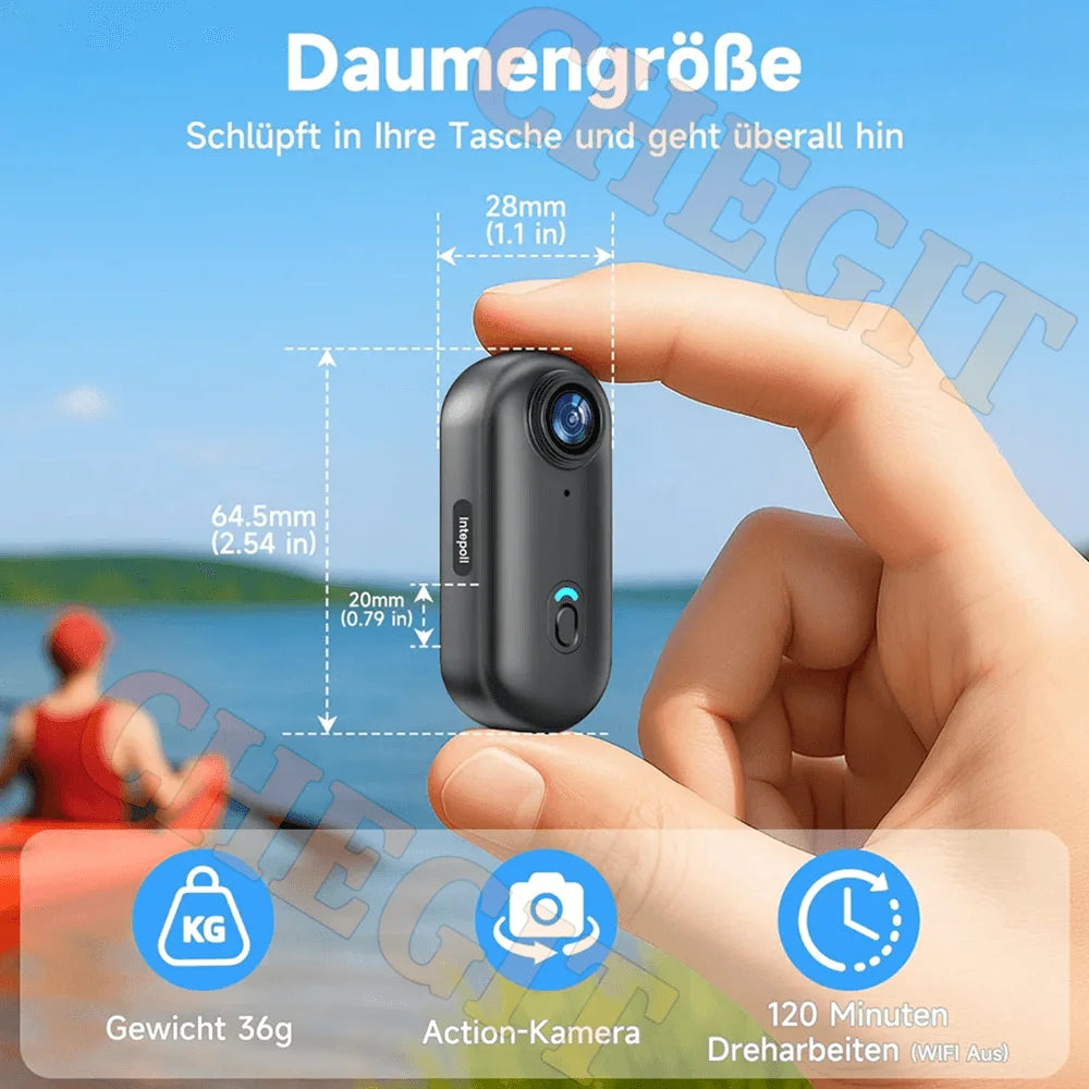 Mini Body Camera 1080P/4K WiFi Action Cam