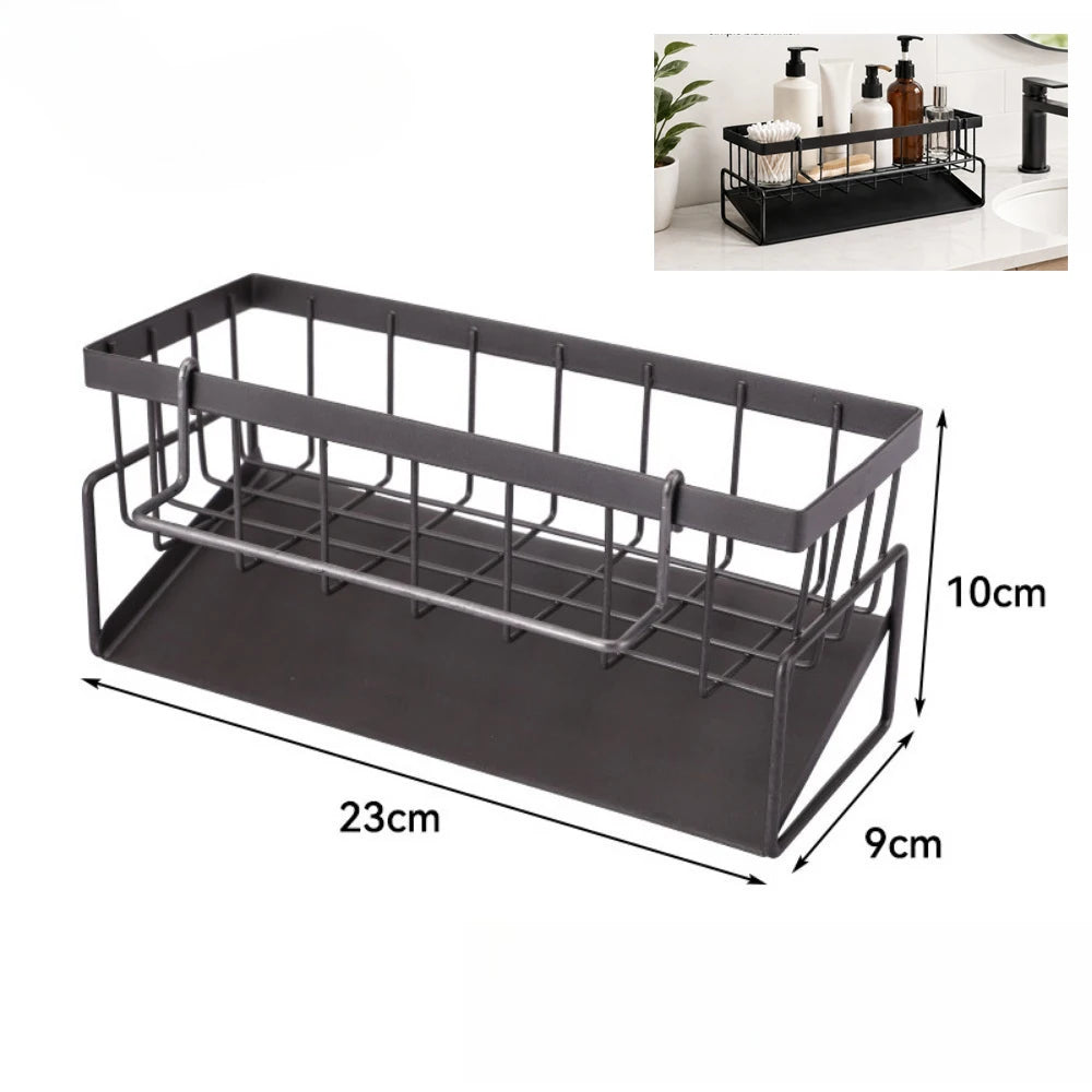 Faucet-Mounted Sink Storage Rack