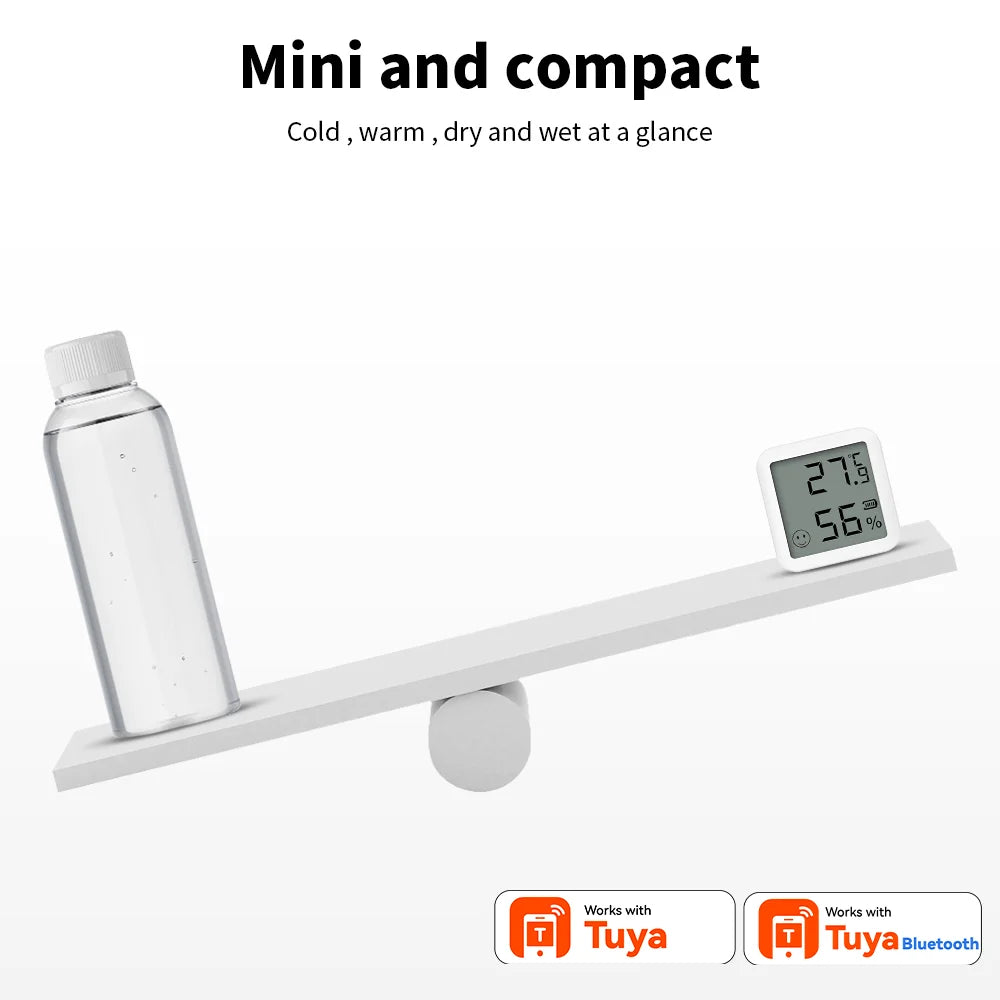 Bluetooth 5.2 Temperature and Humidity Sensor with LCD