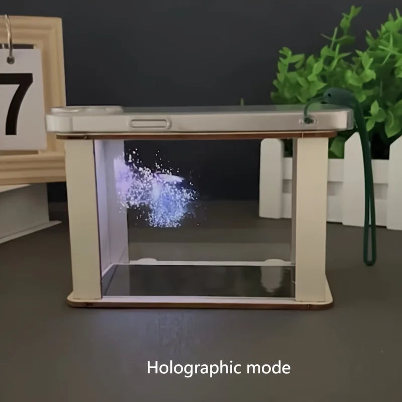 Smartphone 3D Reflection Display for Physics Projects