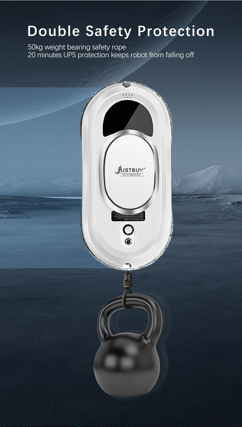 Robotický vysavač na okna pro bez námahy čištění skla