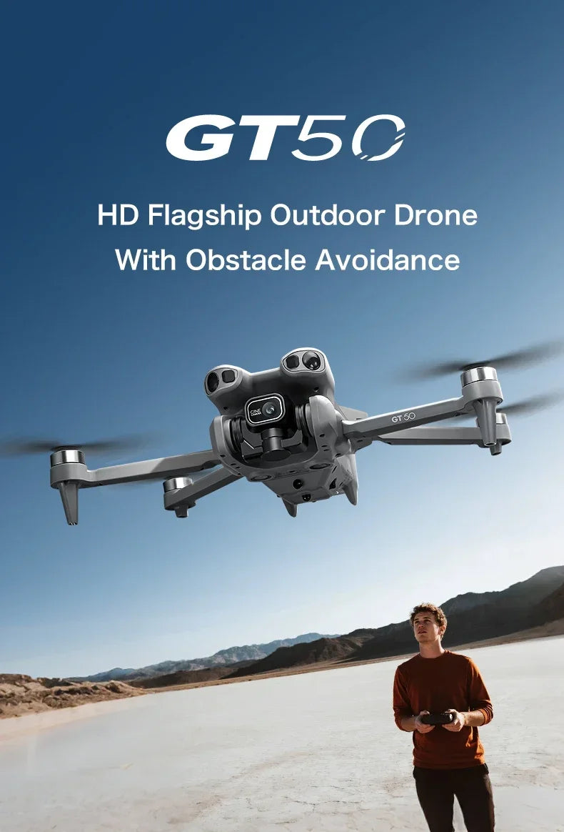 Lenovo GT50 8K Drone with 360° Obstacle Avoidance & 3KM Range