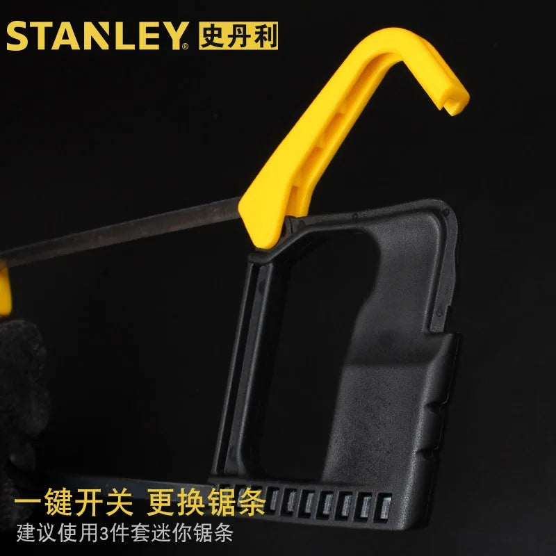 Stanley-Mini-Bügelsäge, 6 Zoll, mit 150-mm-Sägeblättern