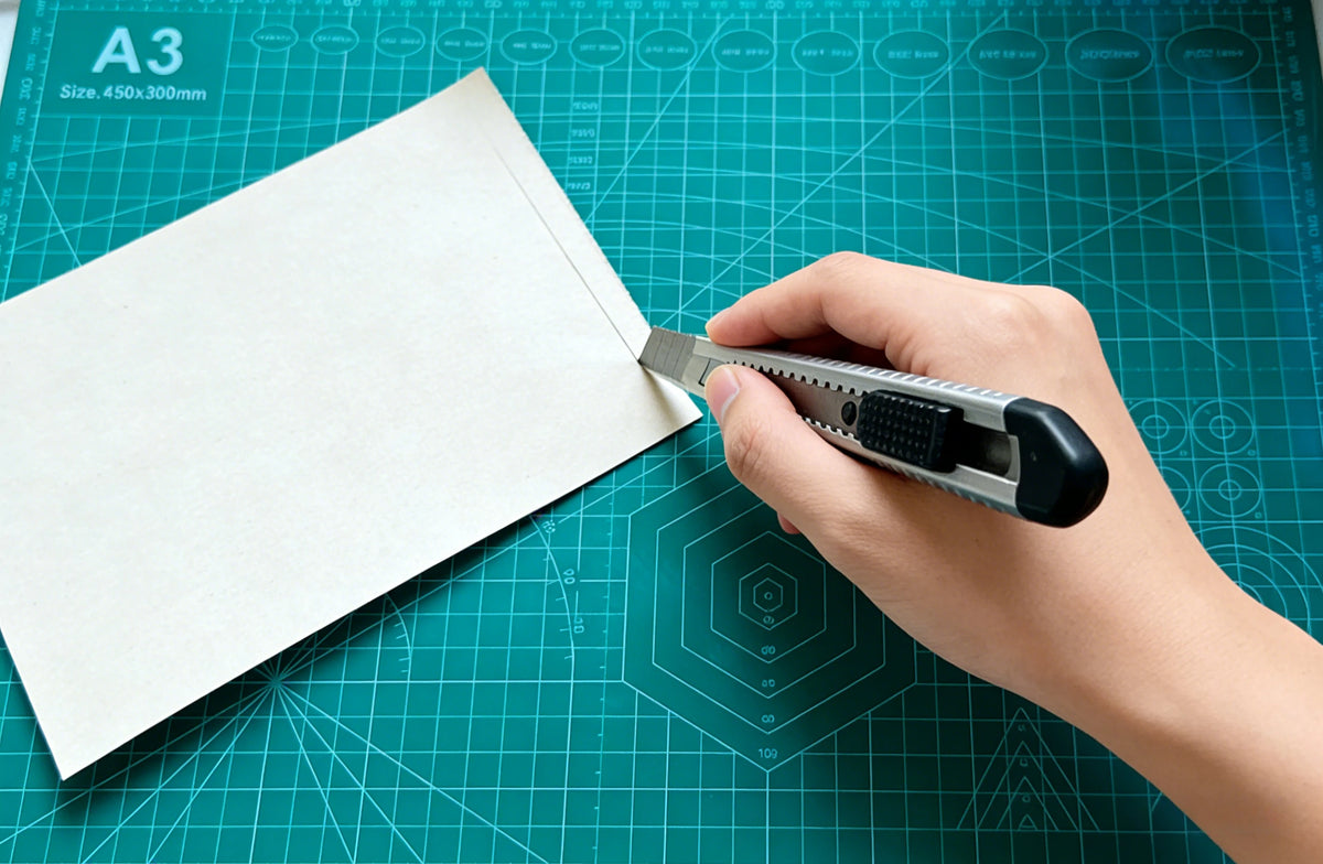 Gridded PVC Craft Cutting Mat, A3 or A4