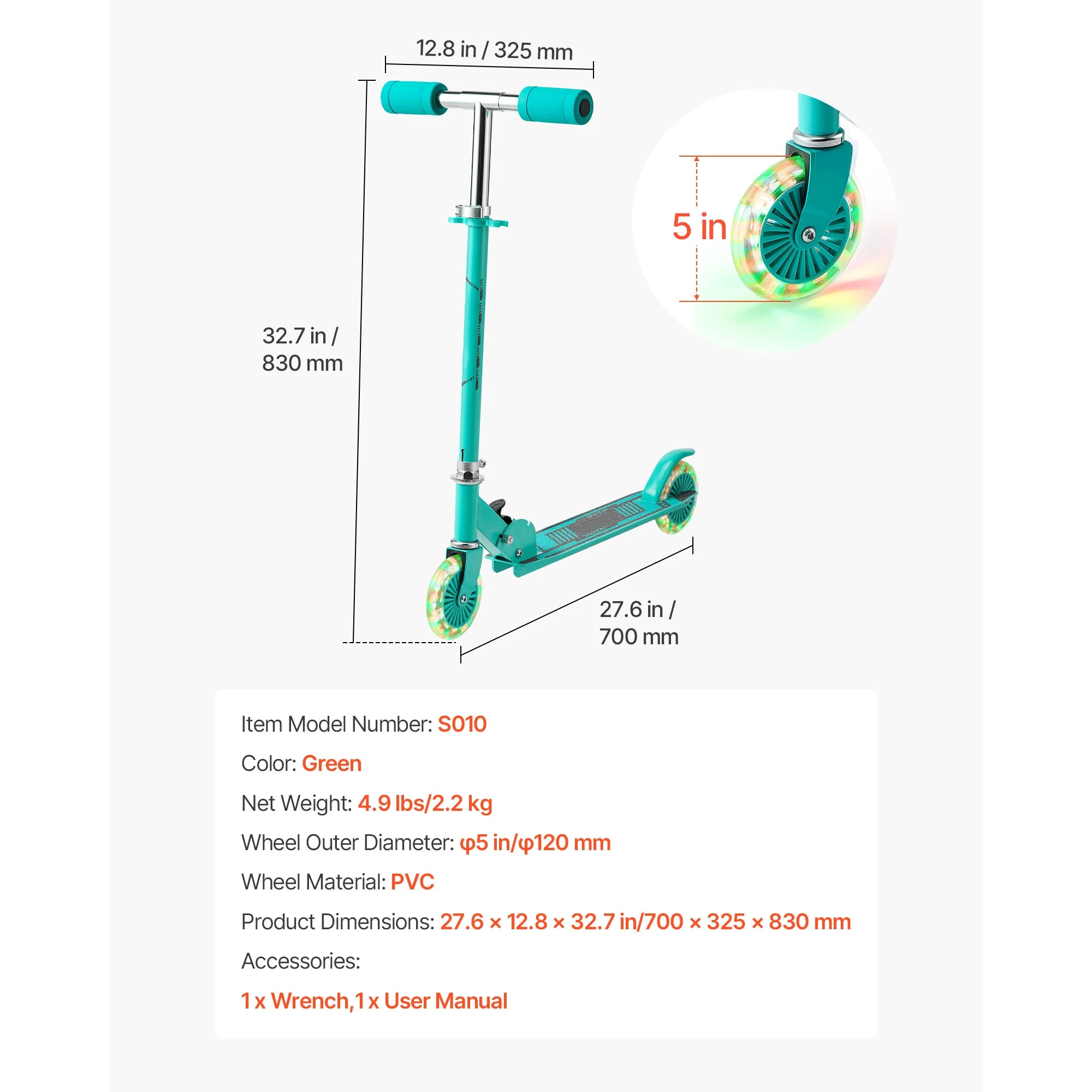 SucceBuy Kick Scooter gyerekeknek 3歲+, 2 keréken, összecsukható, kúszó járgány lányoknak és fiúknak, állítható magasságú kormány 110 lb-ig (kb. 50 kg)ig