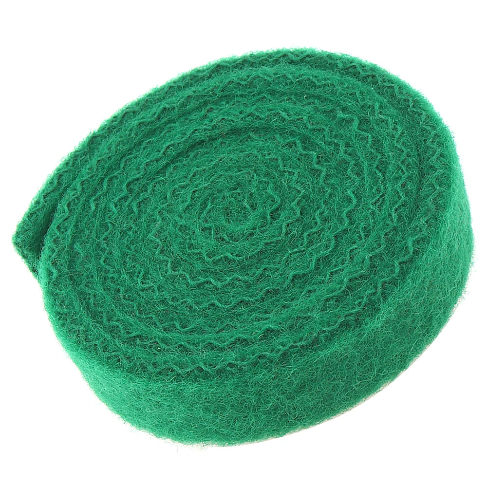 Green Piano Back-Key Cloth Strip, 1300 × 25 × 8 mm