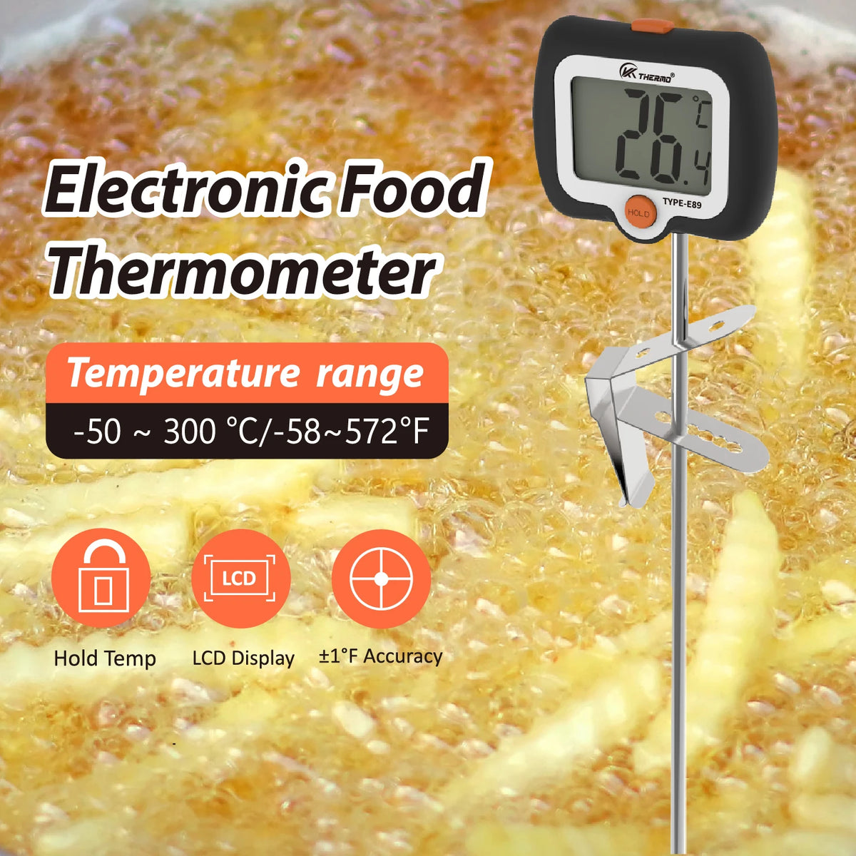Digital Food Probe Thermometer