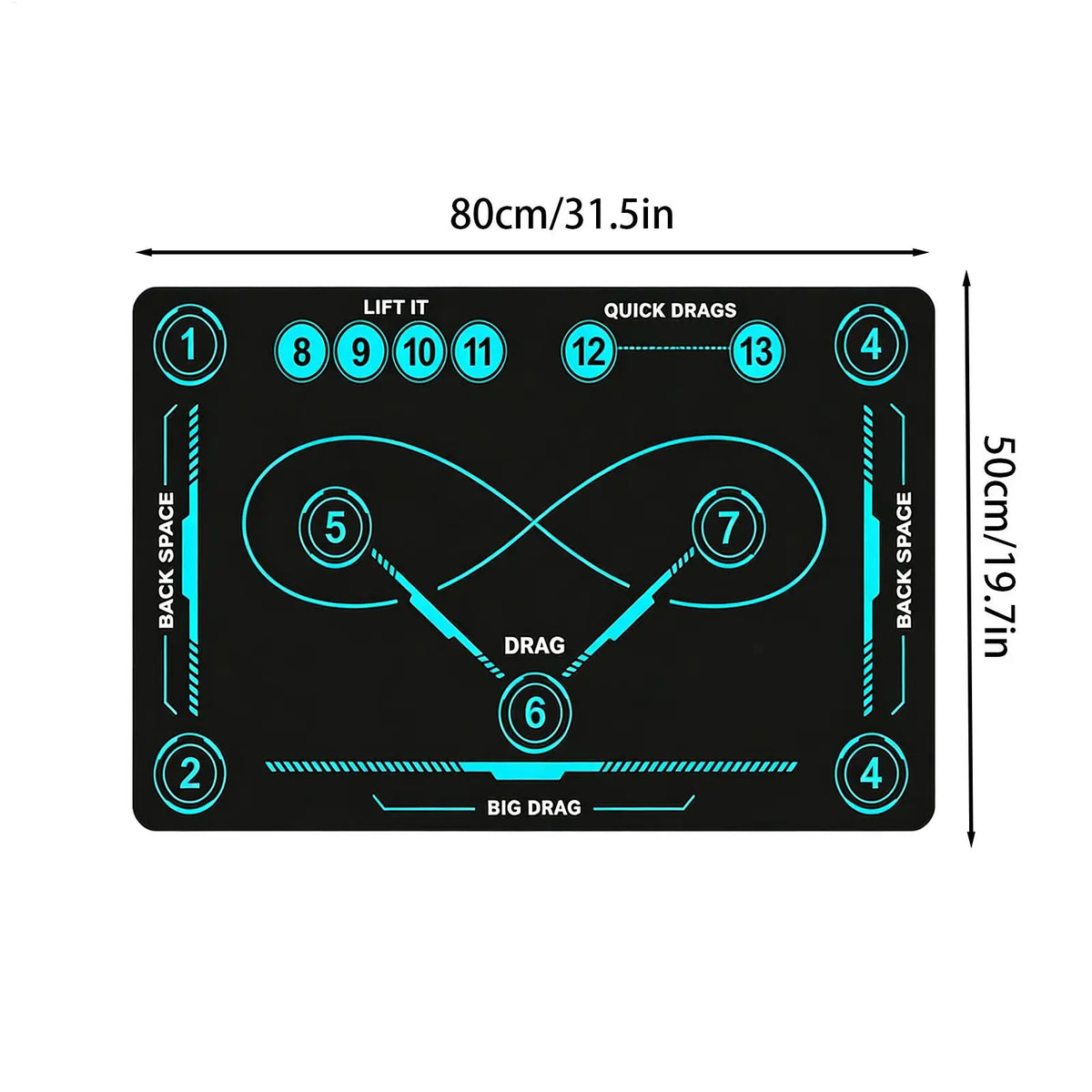 Roll-Up Sports Practice Mat - 50 x 80 cm