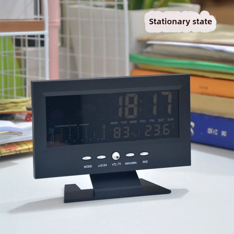 Digital Alarm Clock with Temperature and Humidity
