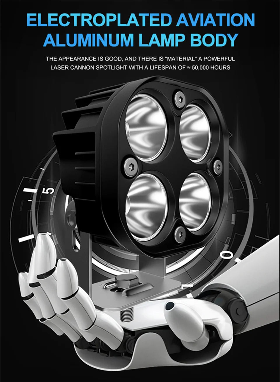 Projetores de Trabalho LED de 3 Polegadas 12V 24V Luzes Pod Faróis para Motociclos Barra LED Flood Luzes de Nevoeiro para Carro Caminhão 4x4 Todo-o-Terreno ATV