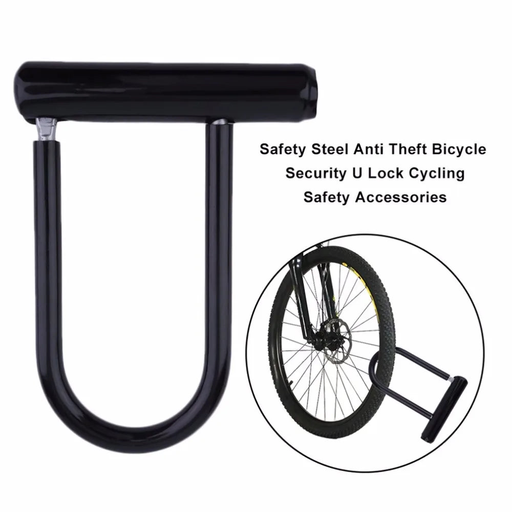 Metal U-Lock for Bicycles and Scooters with Two Keys