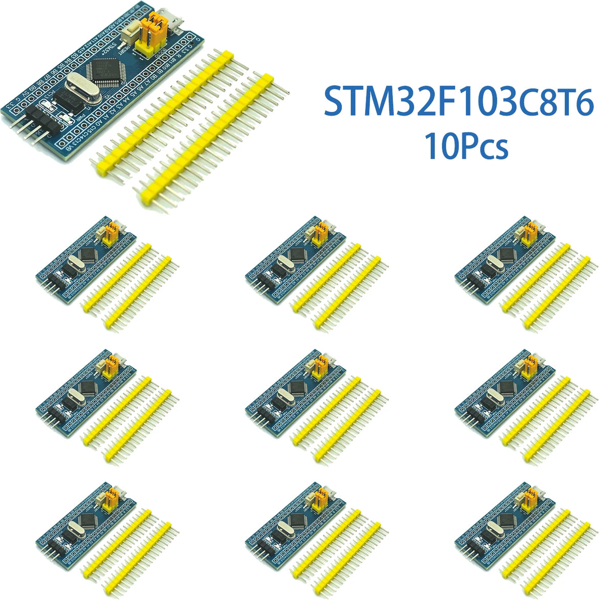 Vývojové dosky STM32F103C8T6, viac kusov