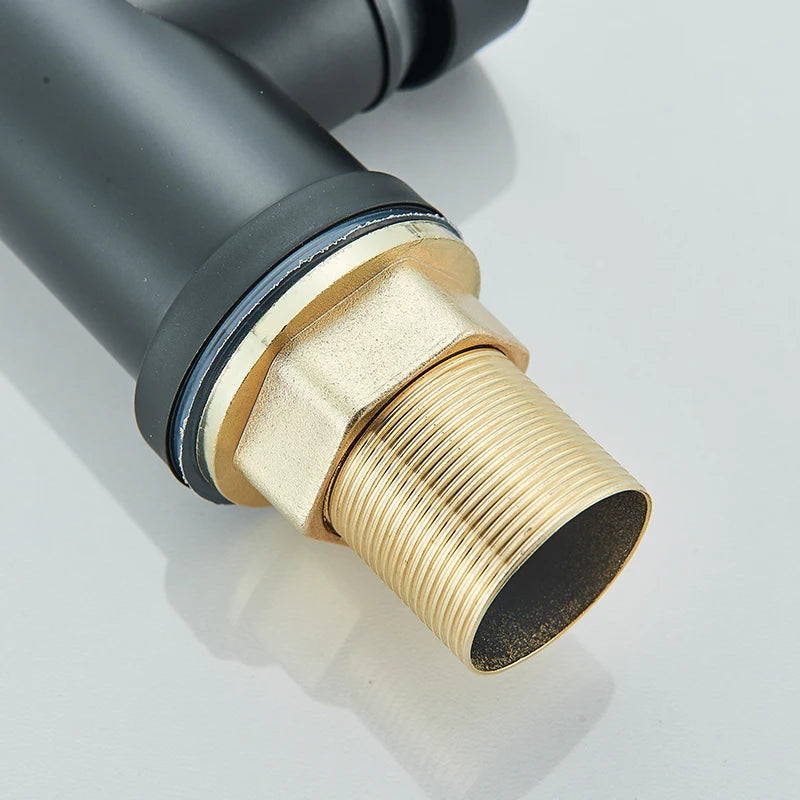 Rubinetto da cucina a molla con erogazione a discesa e acqua calda e fredda