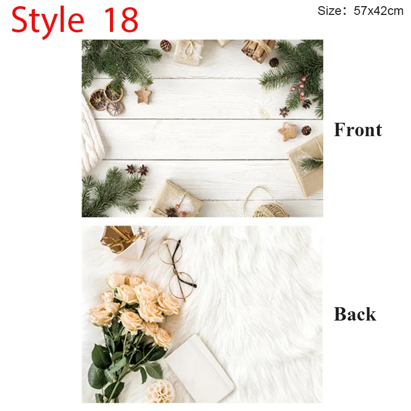 Double-Sided Photo Background Sheet, 57 × 42cm