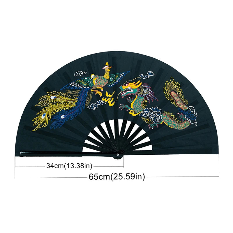 Tai Chi Performance Fans, Left-and-Right Pair