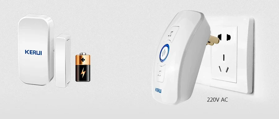 KERUI Wireless Door Sensor Doorbell with 60 Chimes, 500ft Range