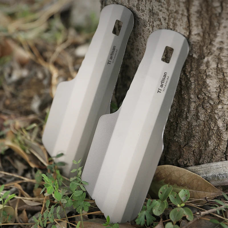 Titanium Hand Shovel Mini Ultralight Portable Trowel