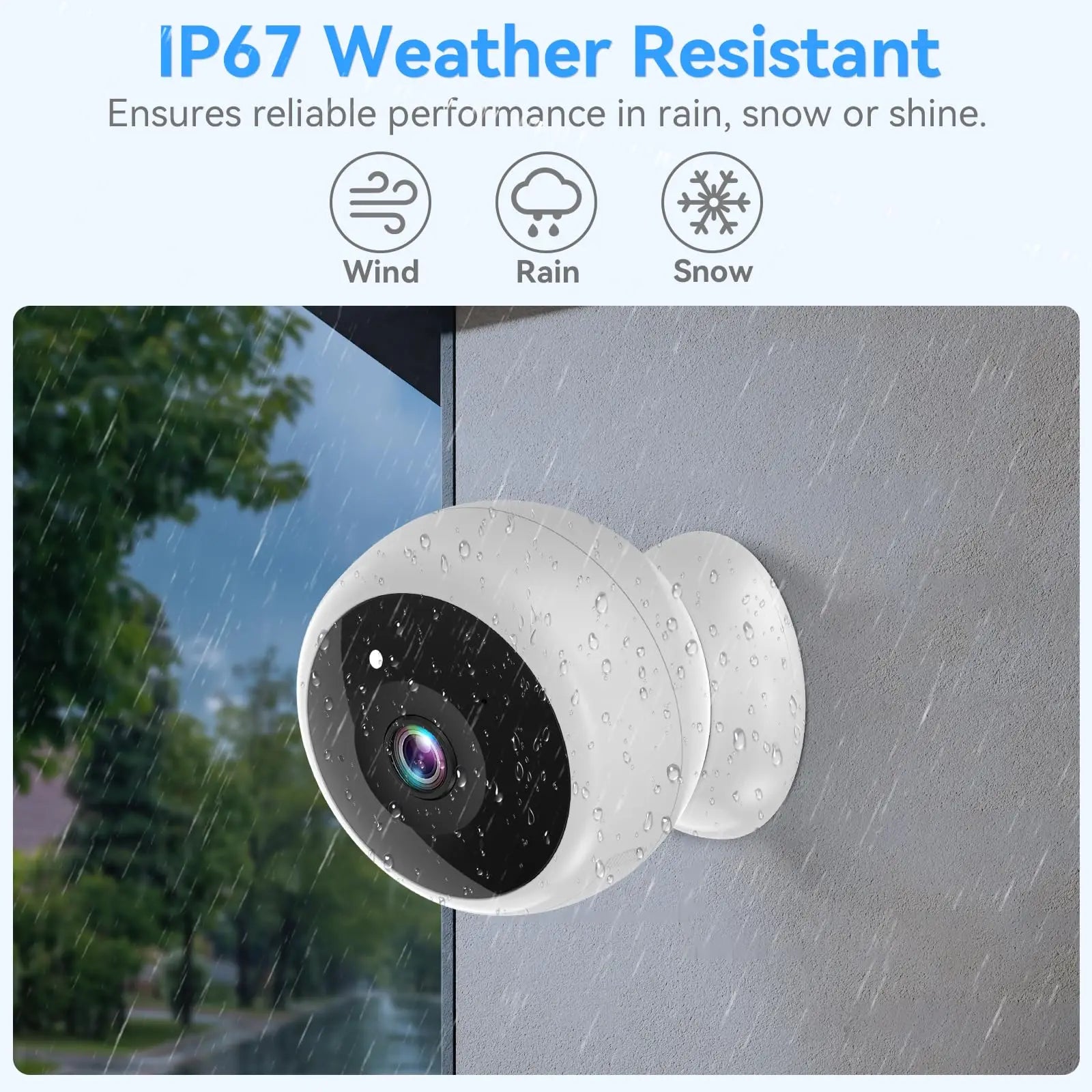 Κάμερα Ασφαλείας 2K 5MP WiFi με Ανίχνευση AI και Νυχτερινή Όραση