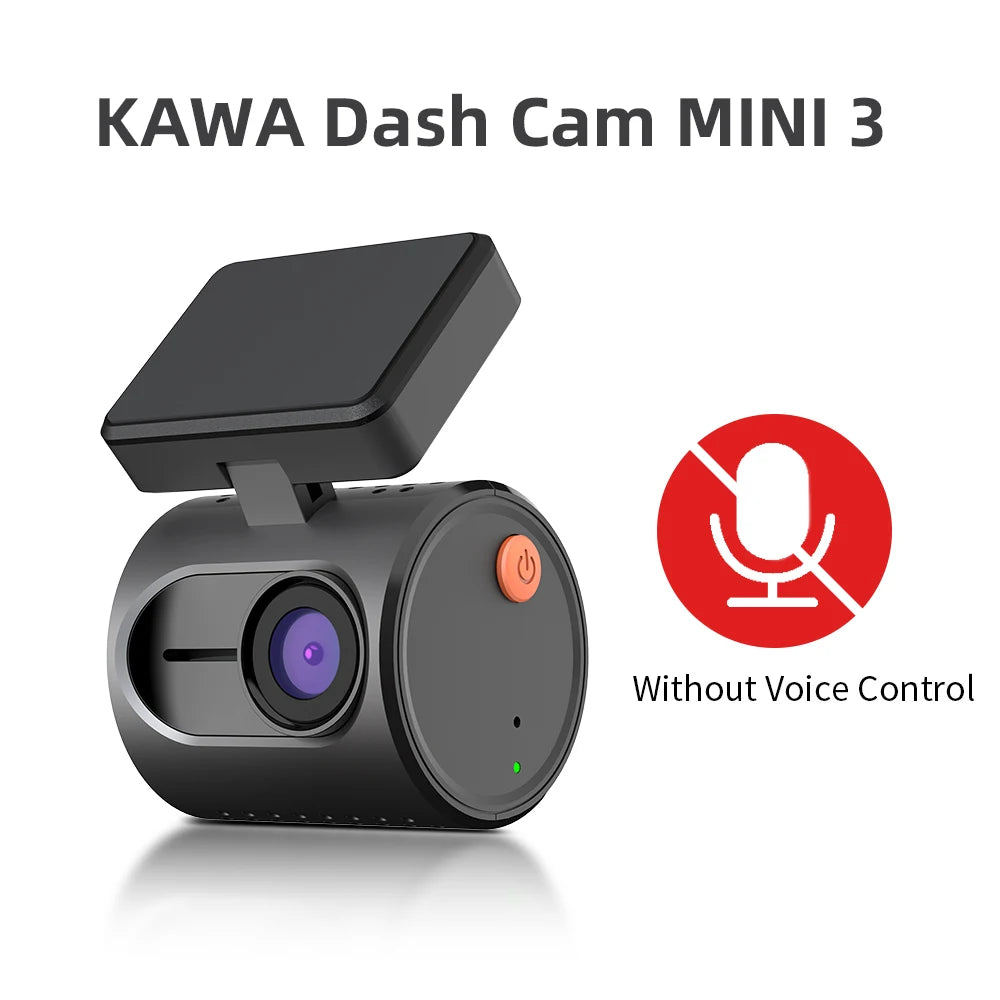 2K Dashcam mit WLAN-App, Sprachsteuerung & Nachtsicht