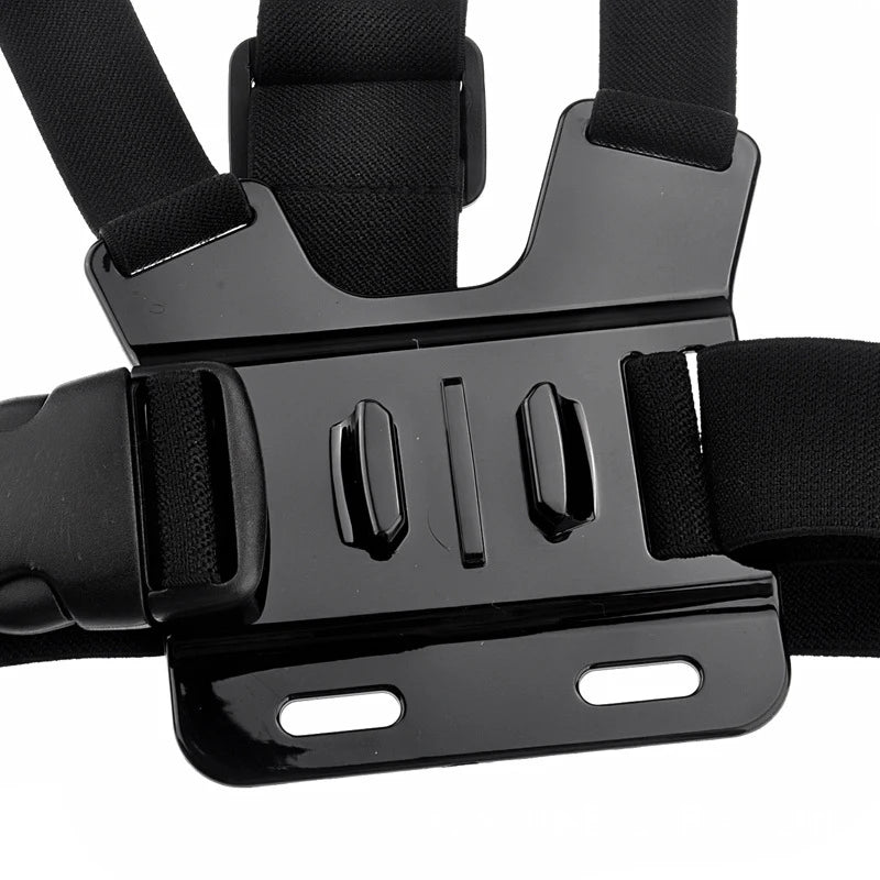 Imbracatura toracica regolabile per action camera