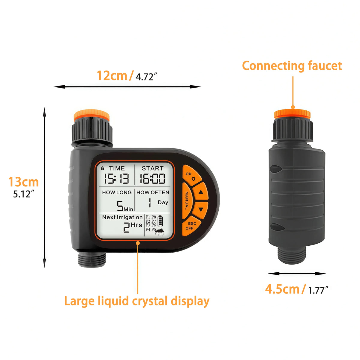Automatic Garden Watering Timer Kit - Hose Options