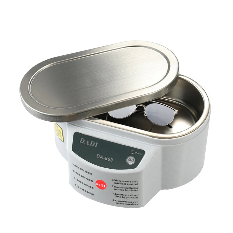 Ultrasonic Cleaner 40kHz 30W Bath for Glasses Dentures Jewelry