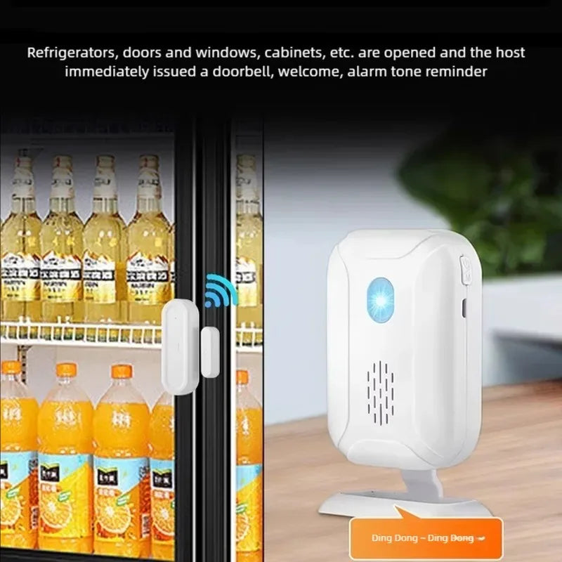 Wireless Door Contact Alarm with Separate Receiver
