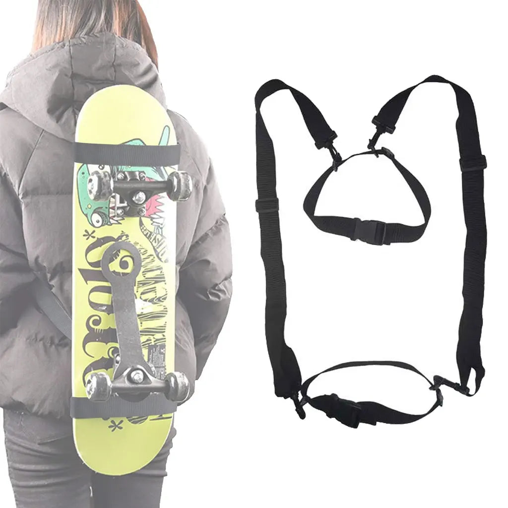 Adjustable Skateboard Shoulder Carry Strap