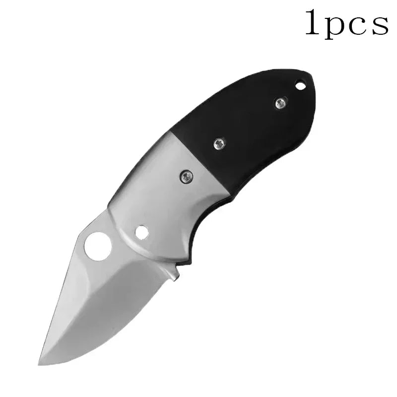 Mini Stainless Steel Foldable Knife, Portable Fruit Slicing Knife, Sharp Blade Utility Folding Knife, Easy to Carry