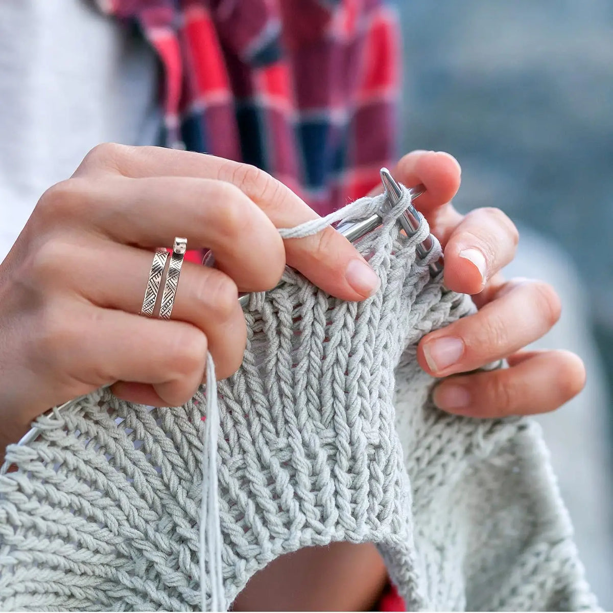 Adjustable Crochet Yarn Guide Rings — 2 Pieces