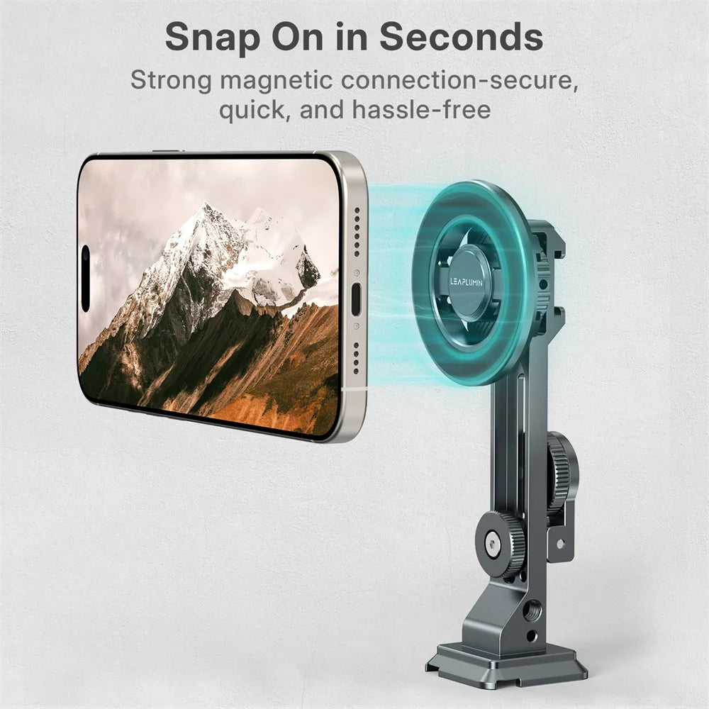 Dual-Phone Teleprompter and Camera Support