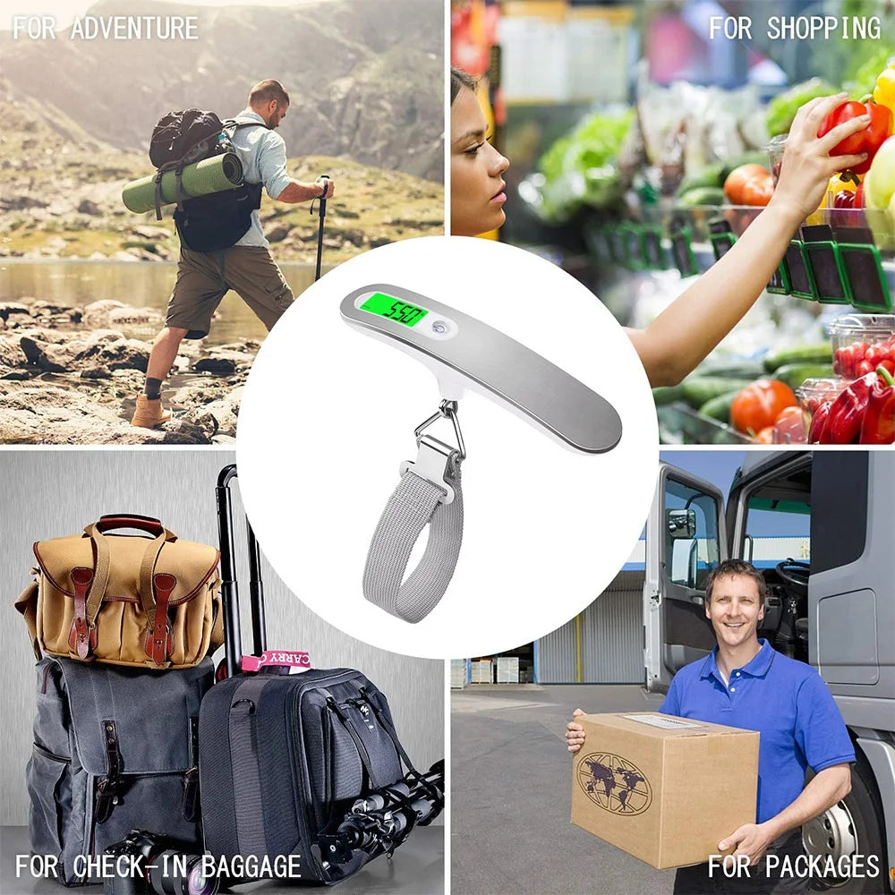 Digital Luggage Scale - 50 kg Capacity