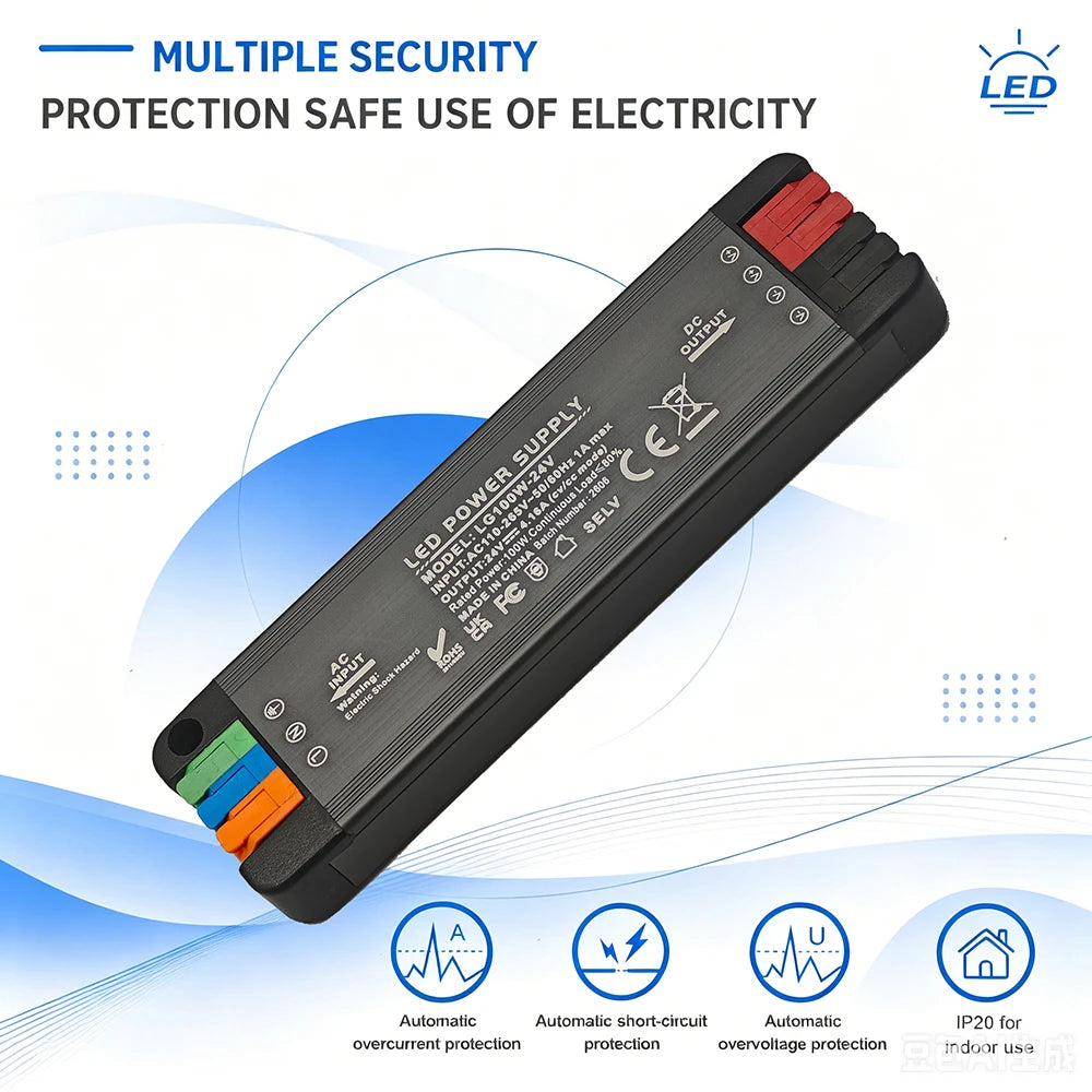 LED-Treibernetzteil, AC 110–265V auf DC